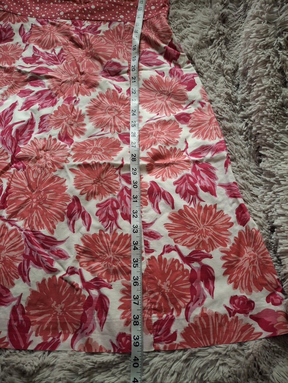 Boden Women's Midi Dress in Pink and Red Floral - Picture 8 of 8